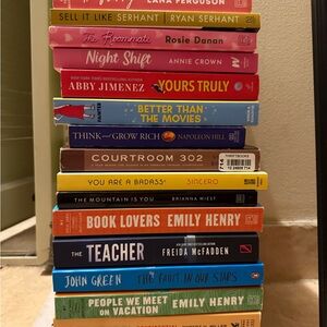 Big romance book lot